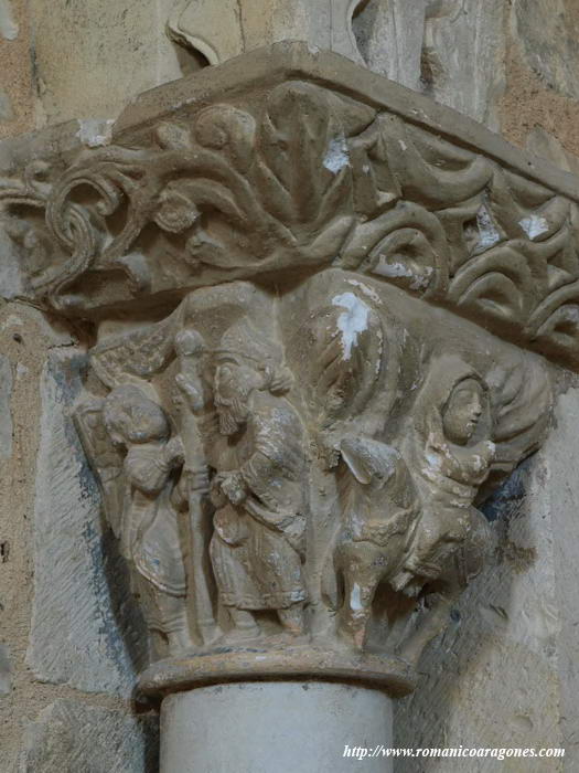 CAPITEL ABSIDAL - HUIDA A EGIPTO